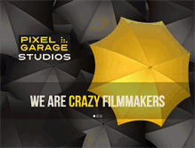 Tablet Screenshot of pixelgaragestudios.com